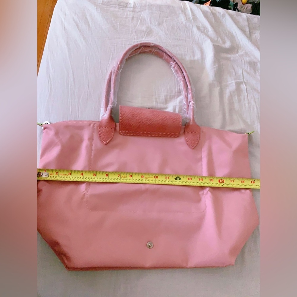 Longchamp Large Le Pliage Shoulder Tote Color petal Pink - Picture 5 of 14
